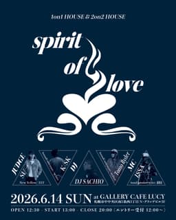 spirt of love フライヤー